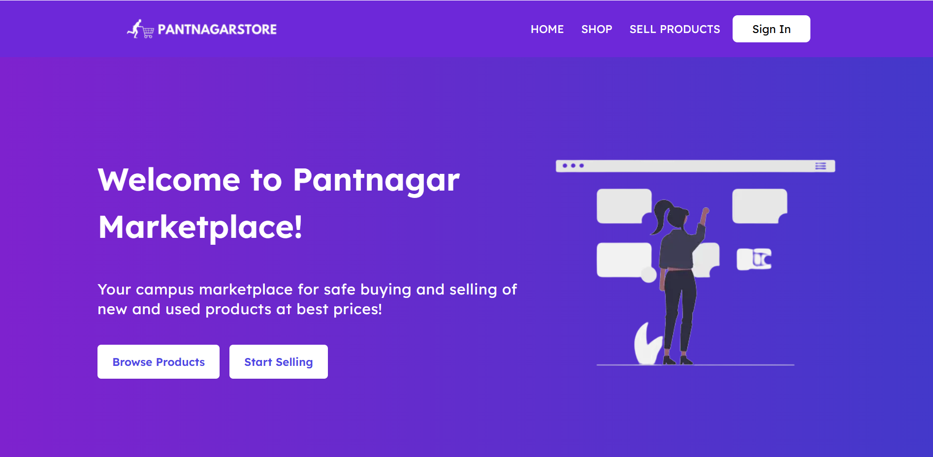 PantnagarStore - Campus Marketplace